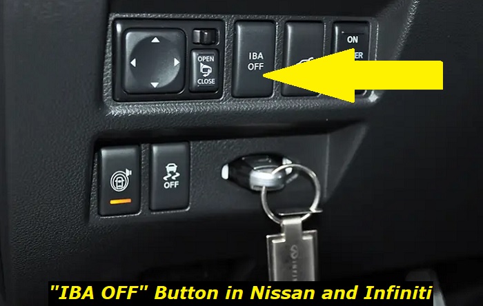 iba off button nissan infiniti